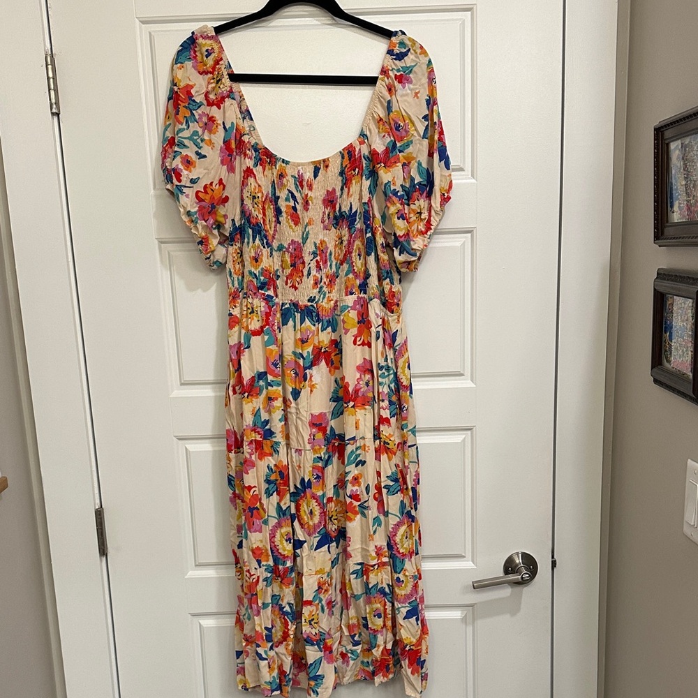 BaeVely Colorful Smocked Dress